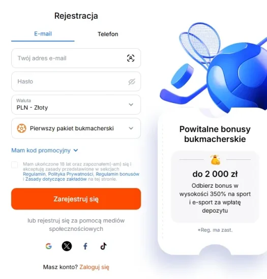 formularz-rejestracyjny-Vulkan-Bet-Casino